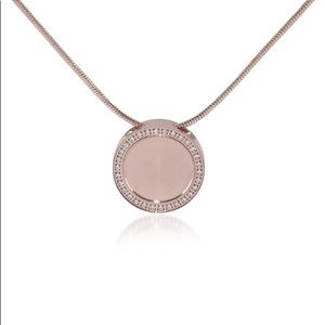 New B.Tiff Pave 30-Stone Halo Pendant.